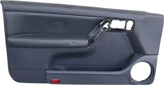 Golf 4 3 1E Cabrio 1E Türverkleidung Verkleidung Tür vorne links  LEDER blau - Bild 1