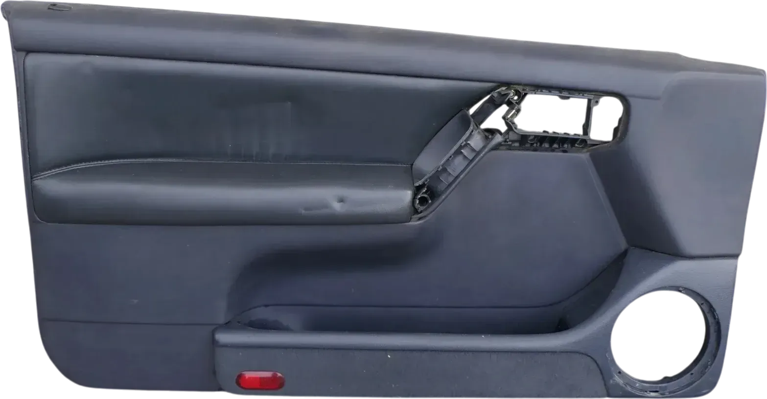 Golf 4 3 1E Cabrio 1E Türverkleidung Verkleidung Tür vorne links  LEDER blau - Bild 1