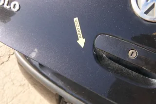 VW Polo 9N3 9N Heckklappe Kofferraumklappe Klappe schwarz LC9Z ohne Anbauteile - Bild 6