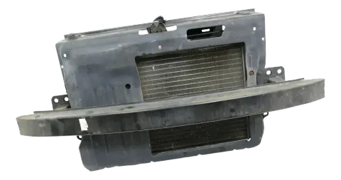 VW Fox Schloßträger Kühler Benziner (ohneKlima) 5Z0805588 F + Pralldämpfer + Lüf