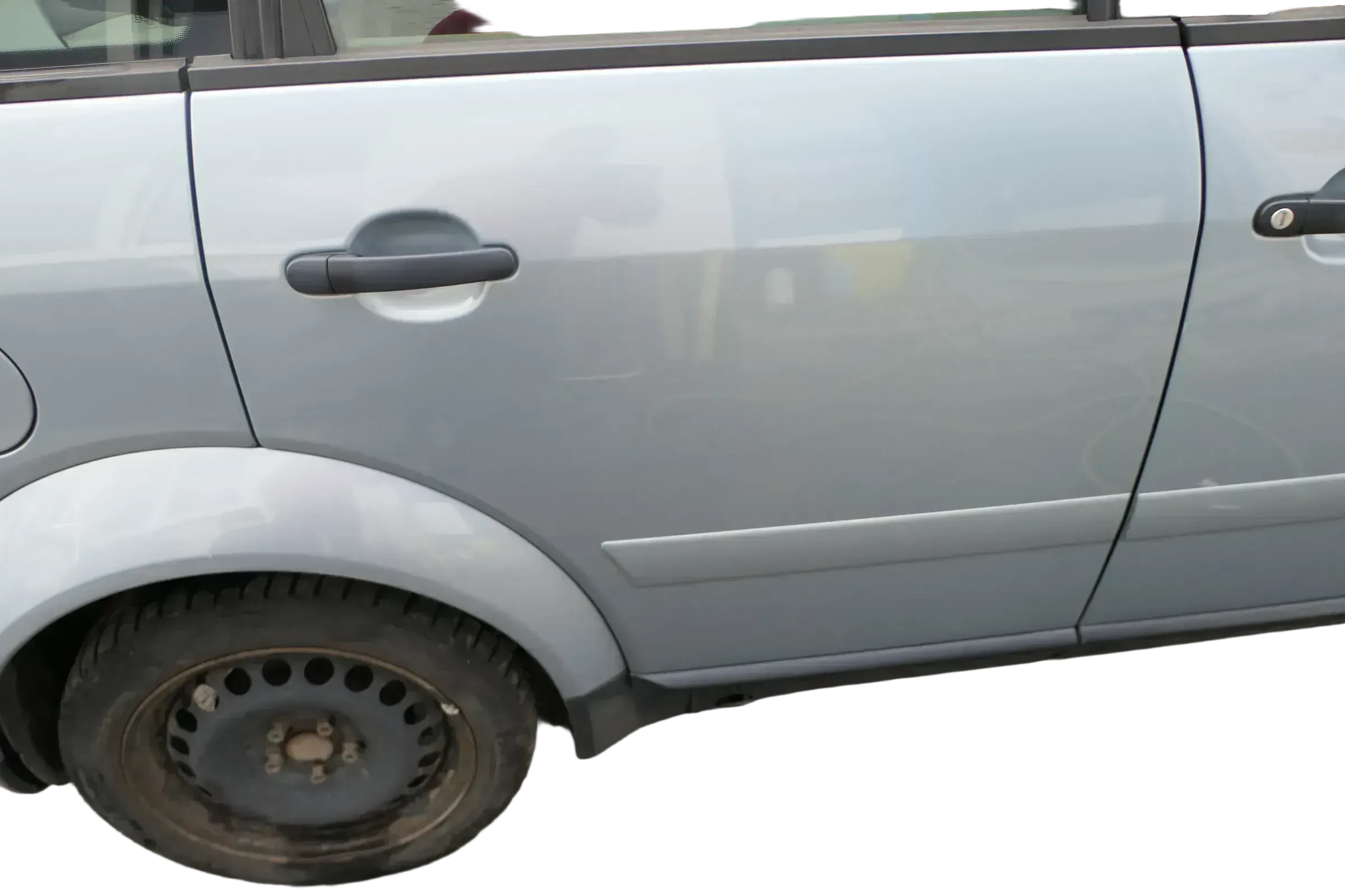 Audi A2 8Z Tür nur das Türblatt hinten rechts LY7R blau türkis grün kristallblau - Bild 1