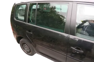 VW Touran 1T 1T3 Tür hinten rechts schwarz LC9Z mit Scheibe 112106 - Bild 1