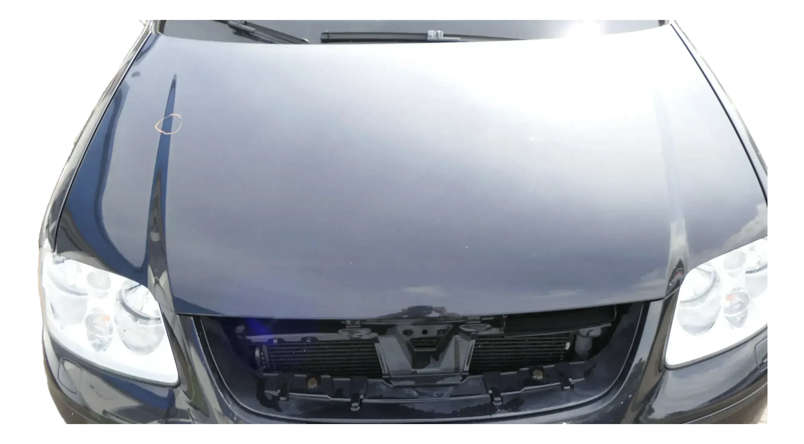 VW Touran 1T oder VW Caddy 2K Motorhaube Klappe schwarz LC9X Haube - Bild 1