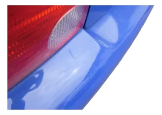 VW Lupo Stoßstange hinten Heckstoßstange Stoßfänger blau LW5Z - Bild 8
