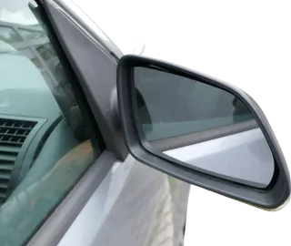 VW Polo 9N 9N3 elektrischer Spiegel Außenspiegel rechts schwarz matt Blinker - Bild 2