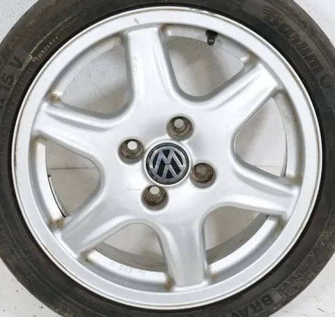 1x VW Polo 6N2 Lupo Alufelge Felge 1H0601025AE BBS 15 Zoll 6J x 15 ET45