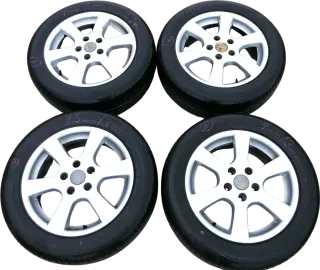 Audi A4 8E A6 4B Alufelgen CMS 205/55 R16 Zoll KBA 44978 Reifen wechseln - Bild 1