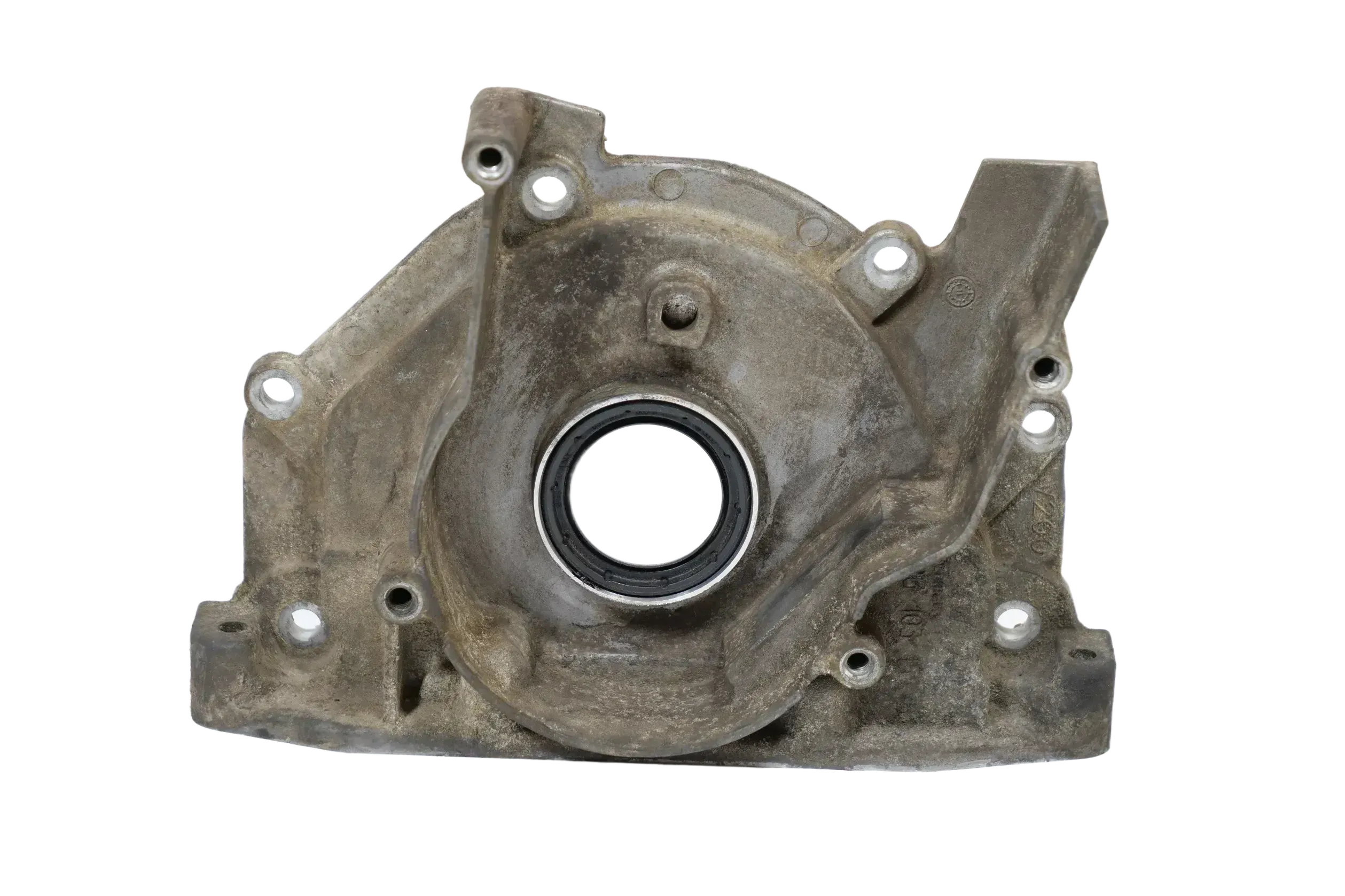 VW T5 Passat 3C Audi A4 Dichtflansch 2,0 TDI Motor CFFB 03G103153B 03G103153E ## - Bild 1