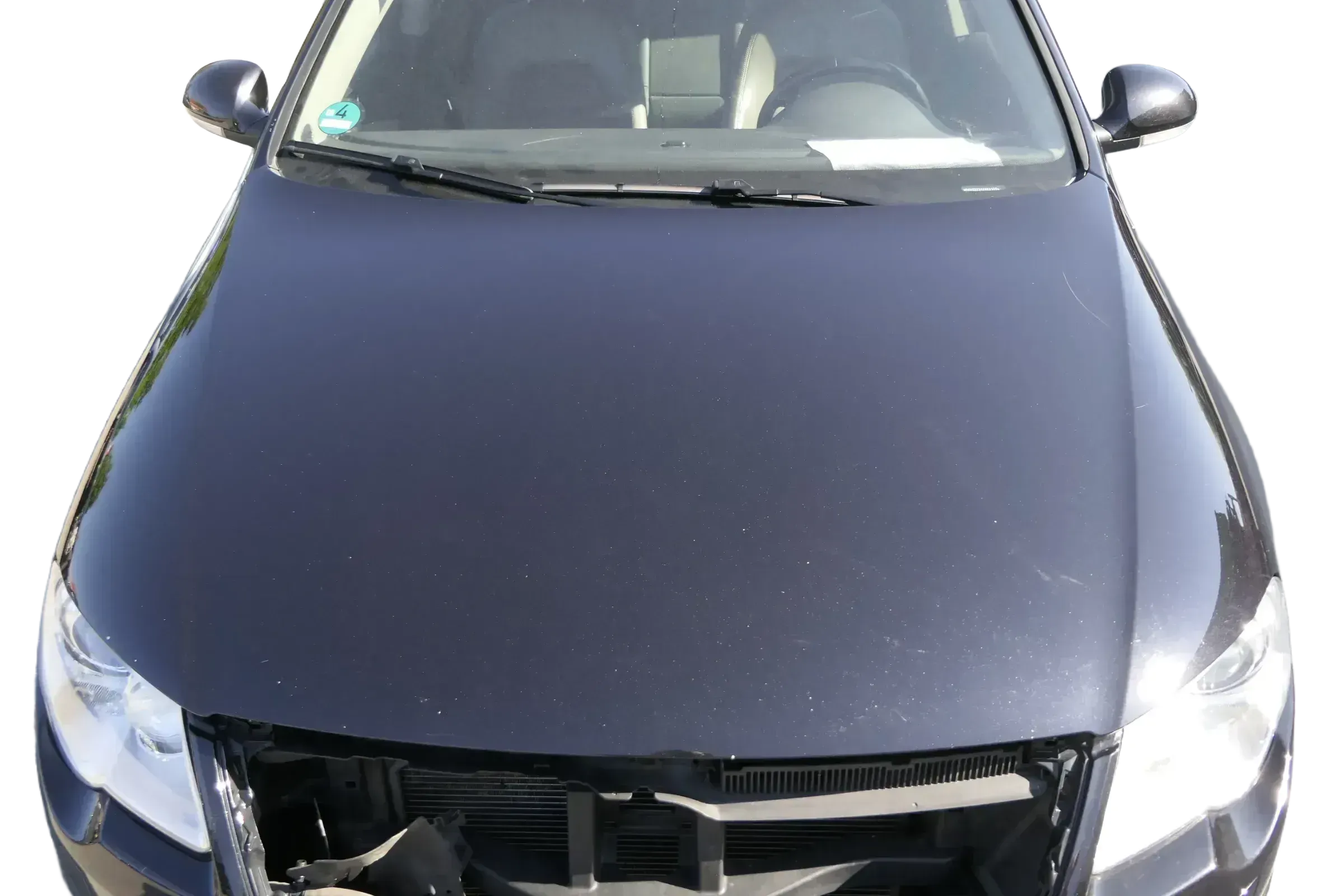 VW Passat 3C Motorhaube Klappe vorne vorn Haube schwarz LC9X deepblack black - Bild 1