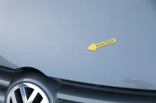 VW Golf 5 V 1K5 Jetta 1K2 Motorhaube Haube Klappe vorne grau grün LA6Q - Bild 8