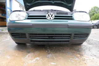 VW Golf 4 1J Stoßstange vorne Stoßfänger vorn grün LC6M - Bild 1