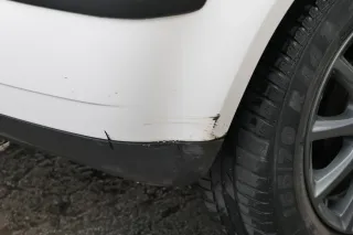 VW Polo 9N 9N3 Stoßstange Heckstoßstange hinten weiß LB9A - Bild 5