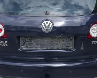 VW Golf Plus 5M Heckklappe hinten Kofferraumklappe Scheibe blau LA5G - Rost - Bild 6