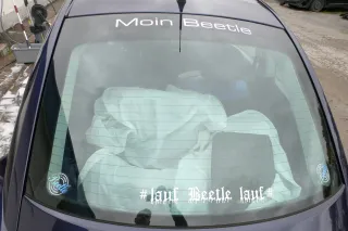 VW New Beetle 1C 9C Heckklappe mit Scheibe Klappe hinten blau LG5T (ohneSchlo - Bild 7