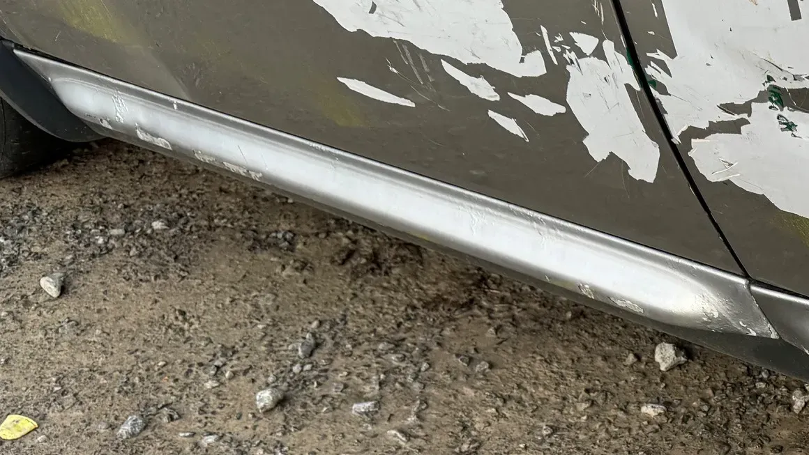 A6 4B 4Z Allroad NUR Zierleiste Leiste Abdeckung Tür vorne links unten -Delle - Bild 1