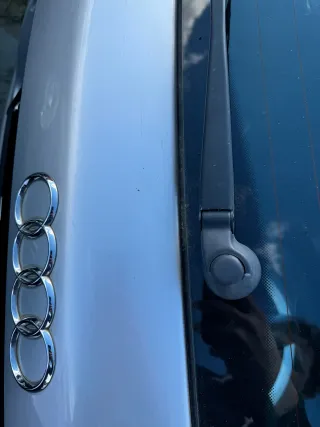 A3 8L Facelift Heckklappe Kofferraumklappe Klappe hinten silber LY7W Scheibe - Bild 6