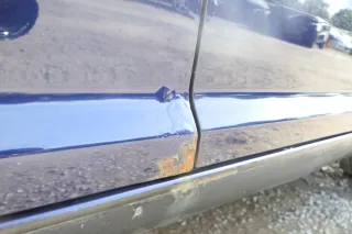 VW Touran 1T 1T3 Tür vorne links Fahrertür blau LB5N -OHNE Anbauteile    ROST - Bild 2