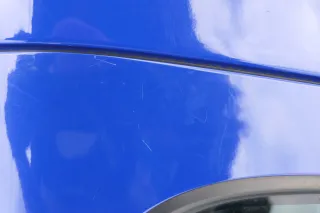 Skoda Fabia 5J Limousine Tür hinten rechts blau LF5K - Delle - Bild 10