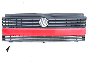 VW T4 kurze Version Grill Kühlergrill VW Zeichen Logo rot LY3D 701853653 - Bild 1