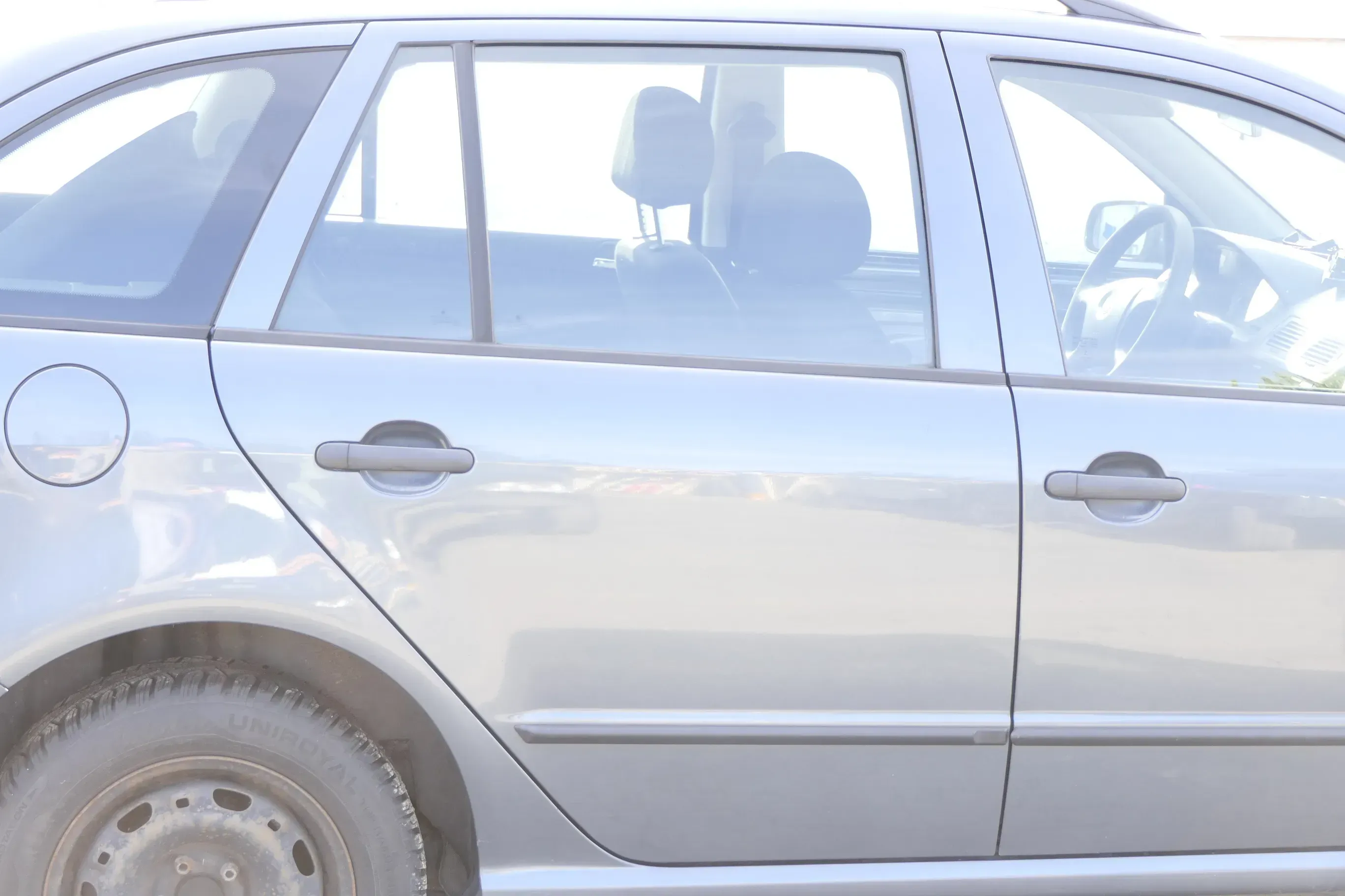 Skoda Fabia 6Y Combi Variant Kombi Tür hinten rechts grau LF7V ohneAnbauteile - Bild 1