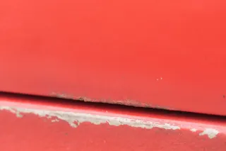 VW Golf 3 4 1E Cabrio Tür vorne links Fahrertür rot - ohne Anbauteile - Bild 8