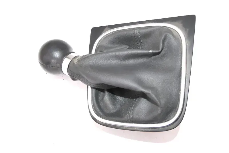 Golf 5 Schaltknauf Schaltsack Schaltung Schaltknüppel Leder 6-Gang 1K0711113CG - Bild 1