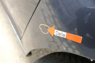 VW Golf 5 V 1K Kotflügel vorne rechts grau blau LC5F - Bild 4