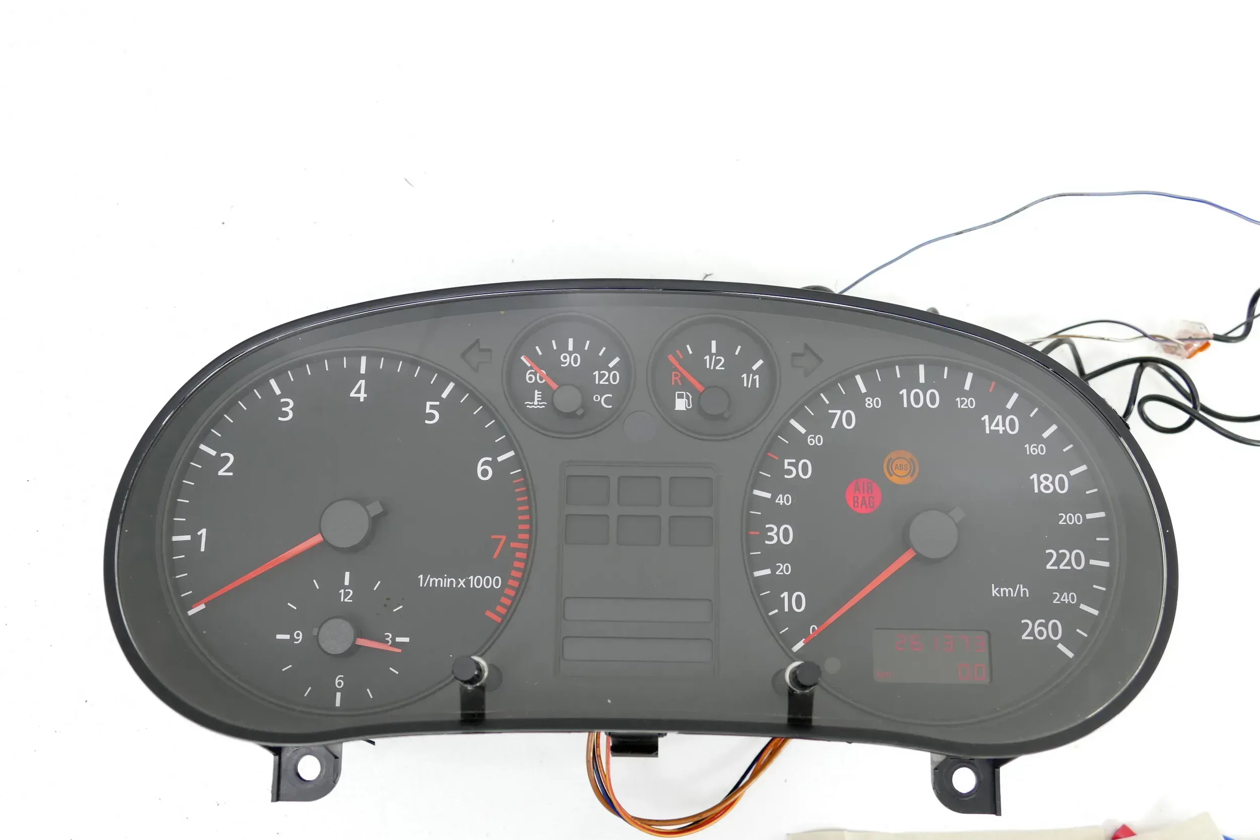 Audi A3 8L Tacho Tachometer Kombiinstrument 261.000km 8L0919860E Benziner 1,6 - Bild 1