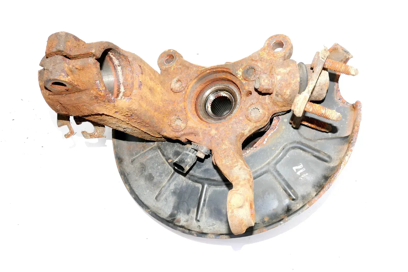Audi A3 8P Caddy Achsschenkel Radlager vorne links 1K0407255AA 54,6mm - Bild 1