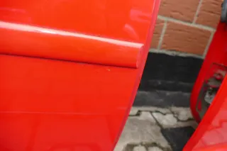VW Bora Tür hinten rechts nur Limousine rot LP3G (ohne die große Scheibe) - Bild 5