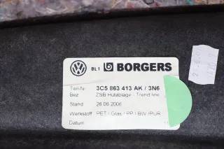 Passat 3C Limousine Laderaumabdeckung Hutablage Kofferraum schwarz - Bild 2