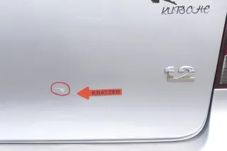 VW Polo 9N Fun Heckklappe Kofferraumklappe Klappe hinten silber LA7W metall - Bild 6