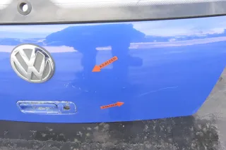 VW Golf 4 Limousine Heckklappe Kofferraumklappe Klappe hinten blau LW5Z - Delle - Bild 7
