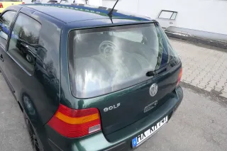 VW Golf 4 Limousine Heckklappe Kofferraumklappe Klappe hinten grün LC6M - Bild 4