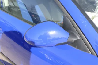 Seat Ibiza 6L mechanischer manuel Spiegel Außenspiegel rechts blau LS5G surfblue - Bild 1