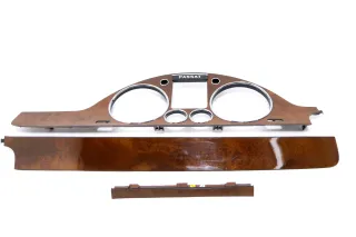 VW Passat 3C Mittelkonsole Verkleidung Abdeckung Tacho Dekor nur Holz Nuss - Bild 7