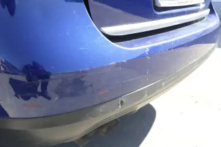 VW Passat 3C Kombi Stoßstange hinten Heckstoßstange Stoßfänger blau LC5E - Bild 6