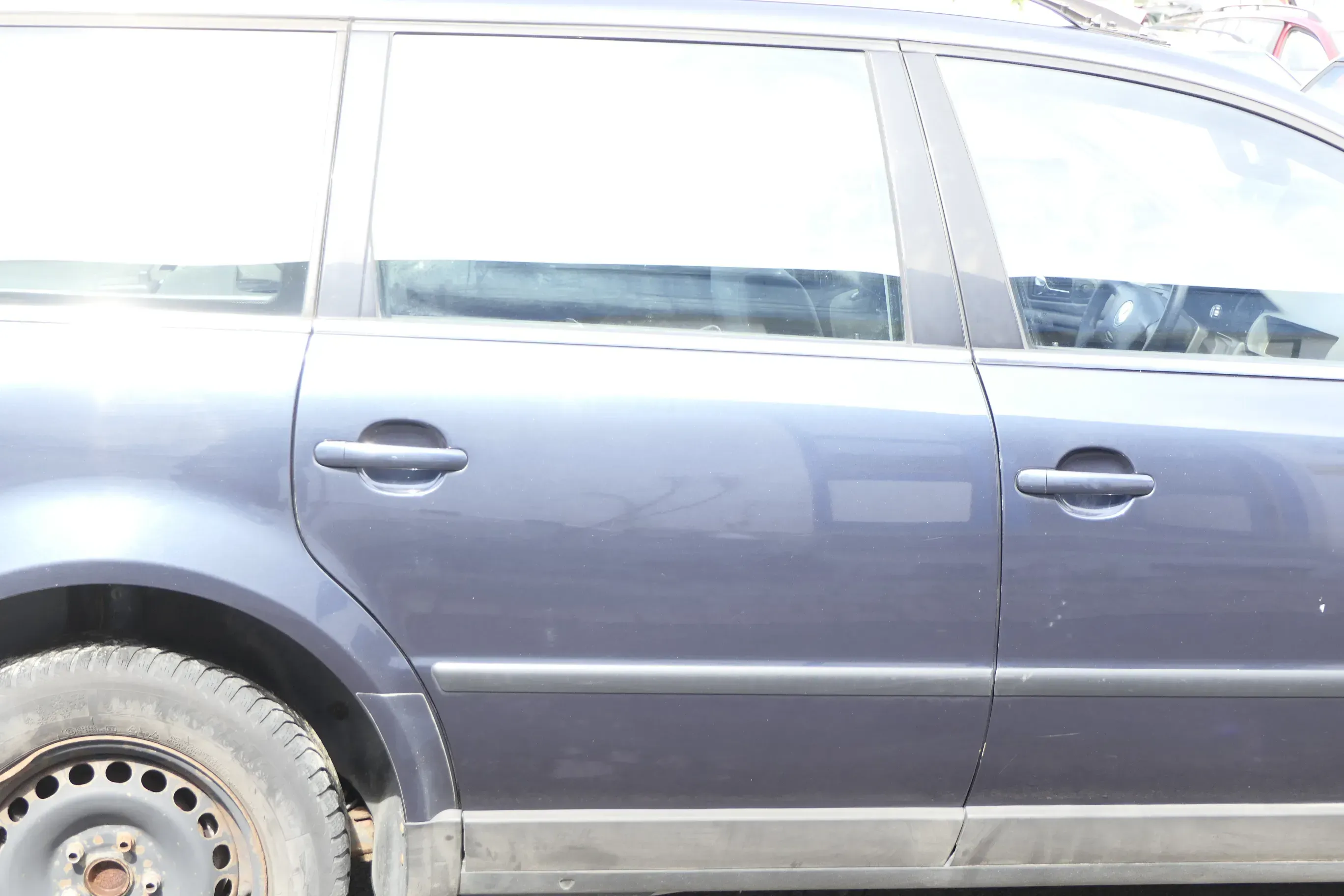 VW Passat 3B 3BG Kombi Variant Tür hinten rechts schwarz blau grau LC5F ohneAnba - Bild 1