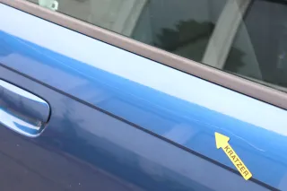Audi A3 8P 4/5 Türer Tür vorne rechts Beifahrertür Türblatt blau LZ5C mauritiusb - Bild 2