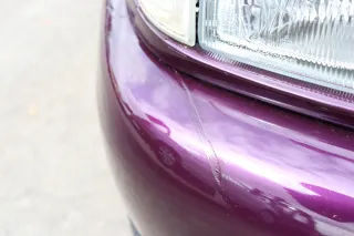 VW Polo 6N Stoßstange vorne breite Styling XXL Frontstoßstange lila LC4U - Bild 2
