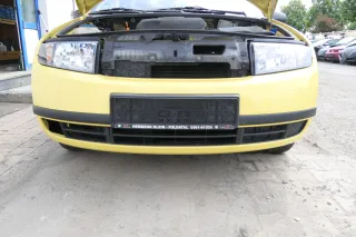 Skoda Fabia 6Y Stoßstange Stoßfänger vorne gelb LF1R 2000-2004 - Bild 1