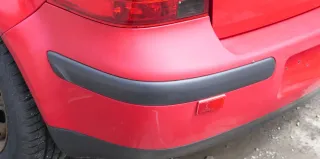 VW Golf 4 Limousine Stoßstange hinten Heckstoßstange Stoßfänger rot LY3D - Bild 7