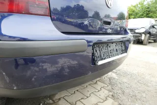VW Golf 4 Limousine Stoßstange hinten Heckstoßstange Stoßfänger blau LB5N - Bild 13