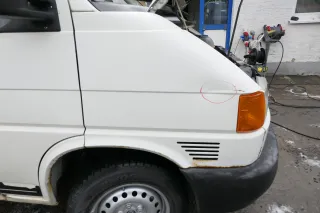 VW T4 kurze Version Kotflügel vorne rechts weiß R902 7D0821104B - Bild 1