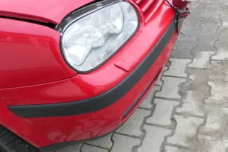 VW Golf 4 Stoßstange vorne Frontstoßstange Stoßfänger rot LY3D SWR - Bild 5