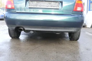 Audi A4 B5 Limousine Stoßstange hinten Heckstoßstange grün LZ6U biscaBj99 - Bild 4