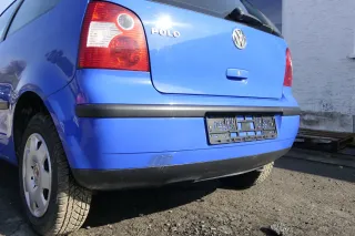 VW Polo 9N 9N3 Stoßstange hinten Heckstoßstange Stoßfänger blau LA5F - Bild 3