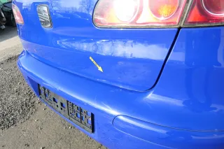 Seat Ibiza 6L Heckklappe Klappe hinten Kofferraumklappe blau LS5G ohneBremsleuch - Bild 6