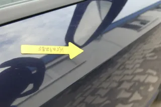 A4 B6 8E nur Türblatt Tür vorne rechts Beifahrertür blau lila LY5K Kombi+Limo - Bild 2