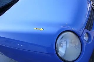 VW Lupo Motorhaube KLappe vorne blau LR5A - Bild 4